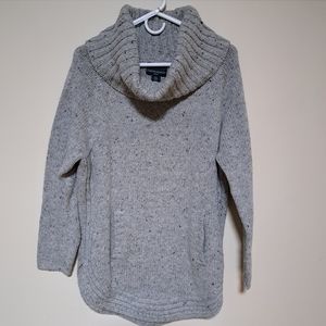 CYNTHIA ROWLEY Chunky Gray Sweater